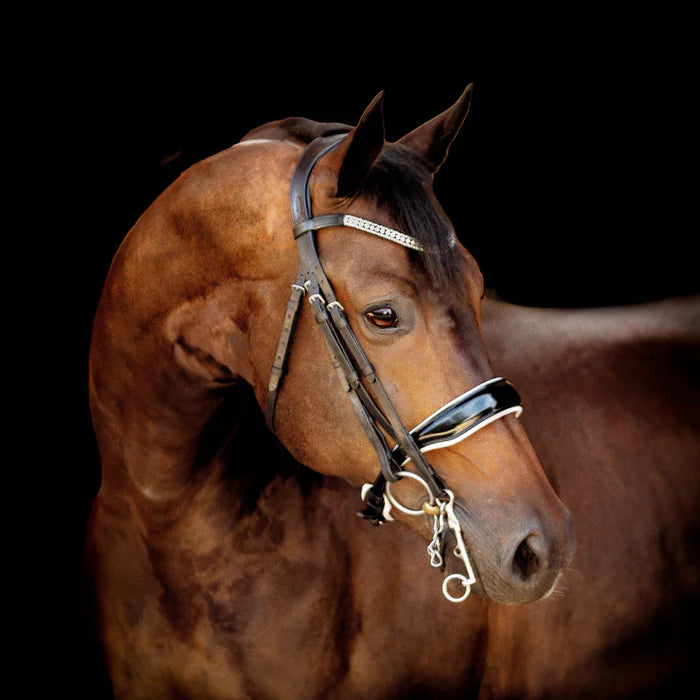 Adeline' Luxury Double Leather Bridle