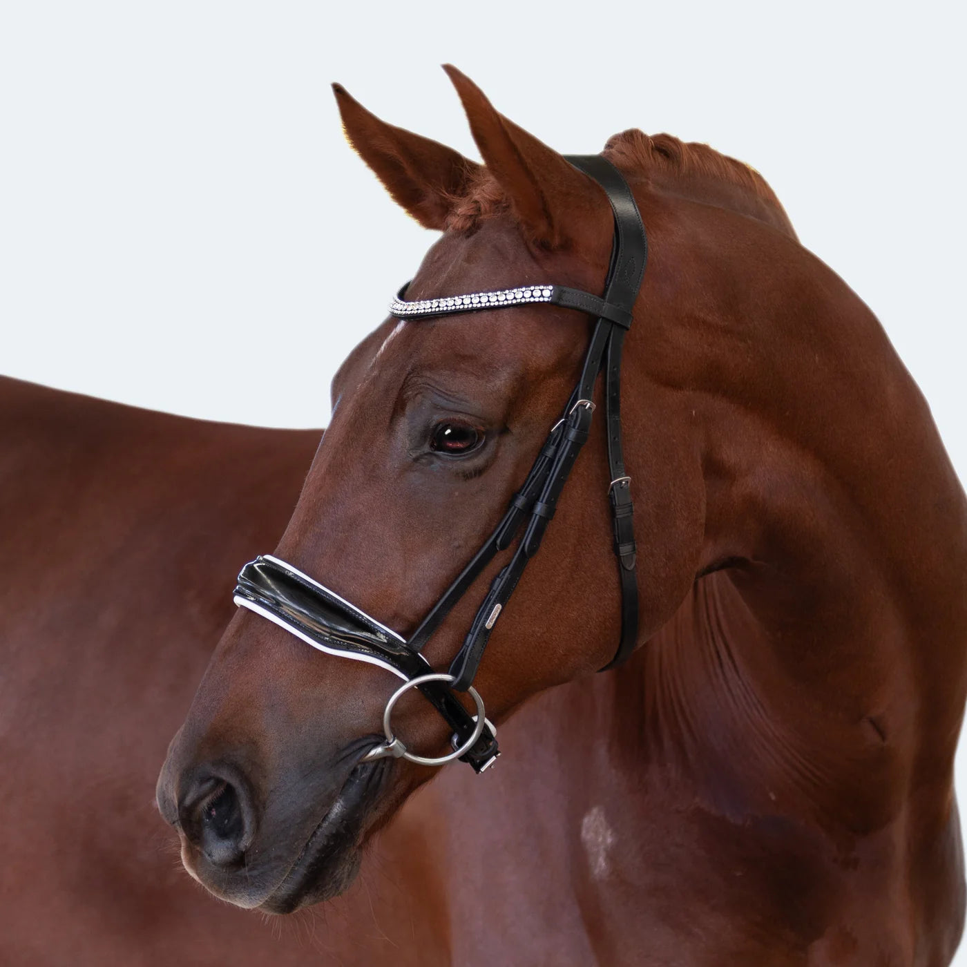 Adeline' Cavesson Leather Bridle