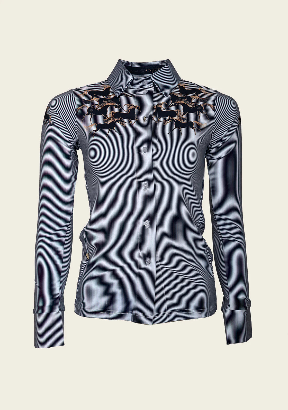 Running Horses | Ladies’ Button Sun Shirt