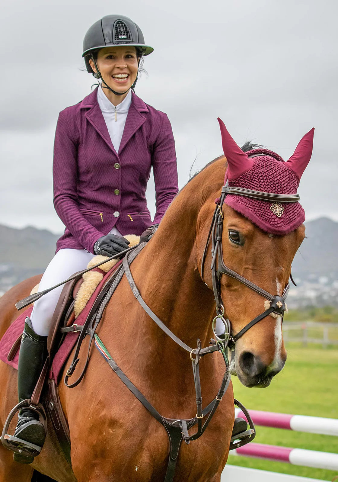 Espoir Inspire Mesh Show Jacket | Plum