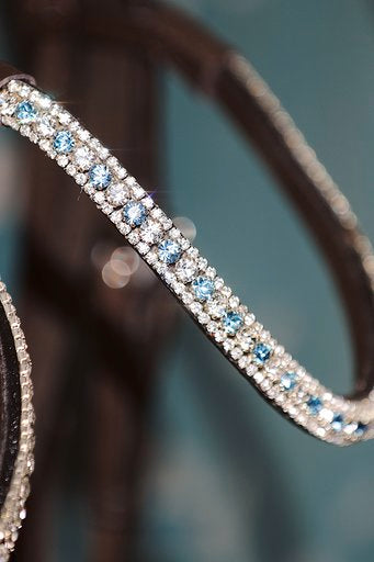 Baby Blue Crystal Browband