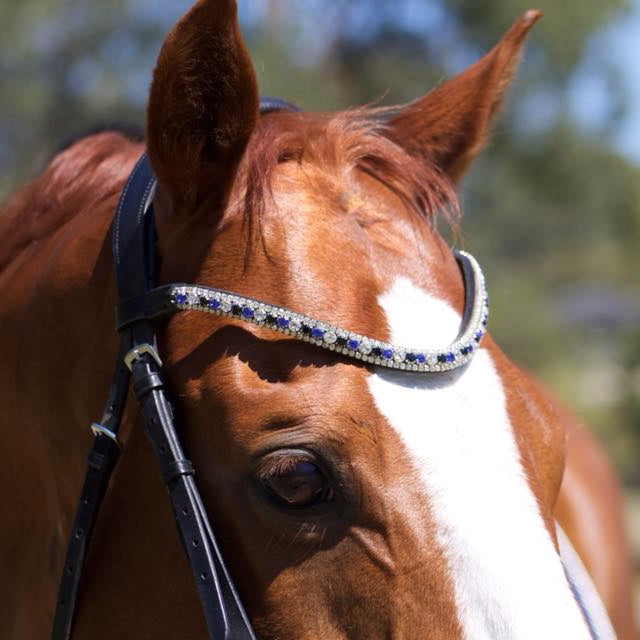 Blue Crystal Browband