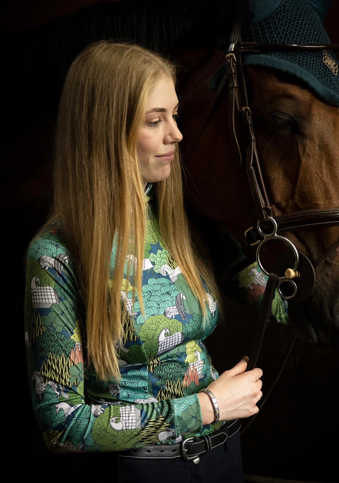 Enchanted Forest | Quarter Zip Sun Shirt